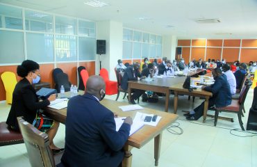 Permanenet Secretary Catherine Bitarakwate Musingwiire chaired the Inter-ministerial (MDAs) meeting