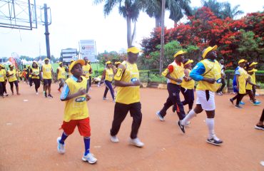 Ministry Team in Action during the 10km run distance on 24th Novemebr , 2019