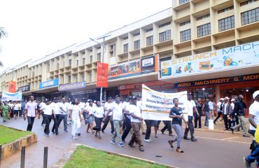 MINISTRY TEAM DURING THE ANTI-CORRUPTION WALK ON 4TH DECEMBER, 2019
