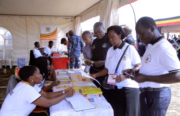 MINISTRY STAFF AT NATIONAL BUDGET MONTH EXHIBITION AT KOLOLO INDEPENDENCE GROUNDS FROM 5TH - 7TH JUNE 2019